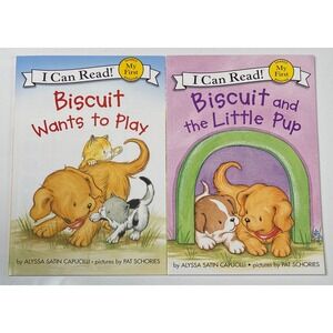 I Can Read! Biscuit Wants To‎ Play & Biscuit And The Little Pup Books